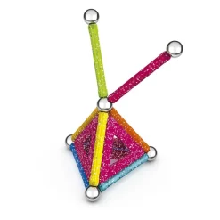 Geomag Construcción magnética 22 piezas glitter recycled