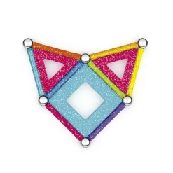 Geomag Construcción magnética 22 piezas glitter recycled