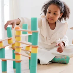 Oppi Construcción Stix 60 piezas madera y silicona