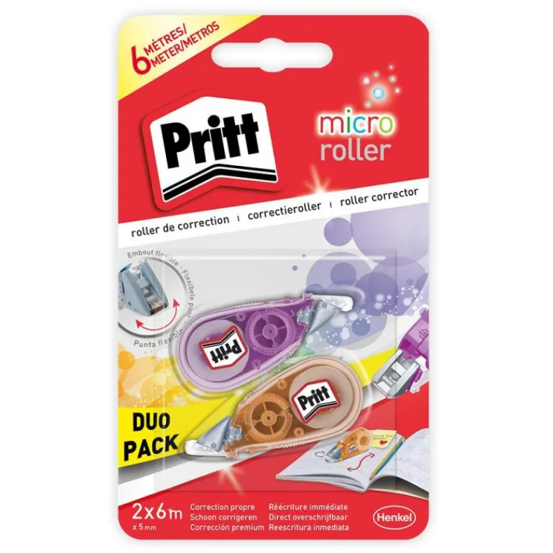 Pritt Corrector cinta 2 unidades Micro Roller