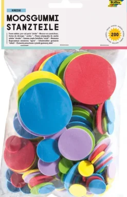 Folia Círculos de foam 200 unidades