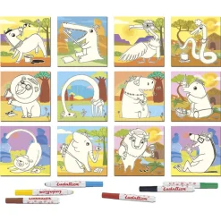 Ludattica Crea dudú let´s colour pintamos con rotuladores