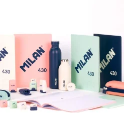 Milan Cuaderno A4 48 hojas cuadro 5x5mm verde serie 1918