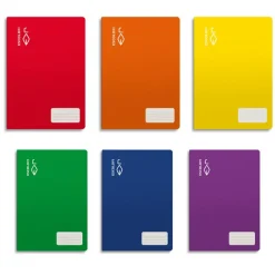 Escolofi Cuaderno A4 cuadro 4mm. 32 hojas colores surtidos