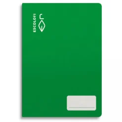 Escolofi Cuaderno cuarto verde pauta Montessori 3,5mm. 32 hojas