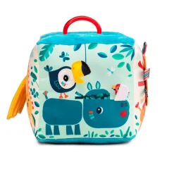 Lilliputiens Cubo tela actividades sonidos selva