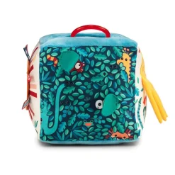 Lilliputiens Cubo tela actividades sonidos selva