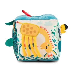 Lilliputiens Cubo tela actividades sonidos selva