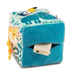 Lilliputiens Cubo tela actividades sonidos selva