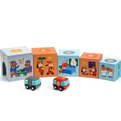 Djeco Cubos apilables Topanicar