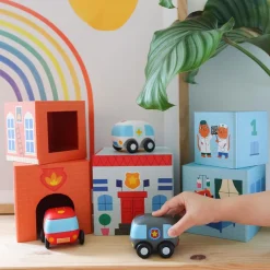 Djeco Cubos apilables Topanicar