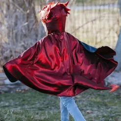 Great Pretenders Disfraz capa dragón rojo 3-4 años