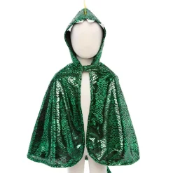 Great Pretenders Disfraz capa dragón verde metalizado 2-3 años