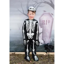Great Pretenders Disfraz esqueleto 7-8 años brilla en la oscuridad