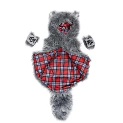 Great Pretenders Disfraz lobo 3-4 años sudadera con capucha y guantes