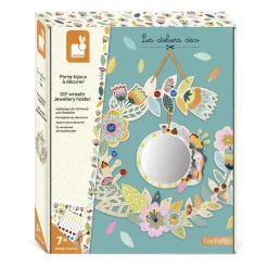 Janod DIY colgador para joyas flores madera