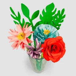 Kikkerland DIY set crea flores de papel