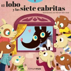 El lobo y las siete cabritas. Cuento con mecanismos