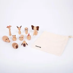 Tickit Figuras animales de madera 10 piezas