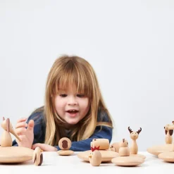 Tickit Figuras animales de madera 10 piezas