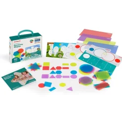 Miniland Formas geométricas translúcidas 40 pzas.