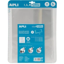 Apli Forro para libros modelo funda 30x53cm 5 unidades