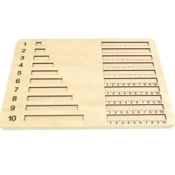 Andreu Toys Fraction bars boards Tableros para las regletas