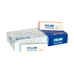 Milan Goma de borrar 12 unidades nata