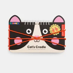 Kikkerland Goma elástica para mano Cat´s Cradle con bloc de juegos modelo surtido