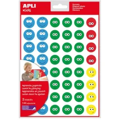 Apli Gomets caras 3 láminas