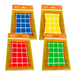 Ineta Gomets cuadrados grandes bolsa unicolor