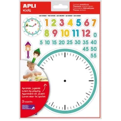 Apli Gomets las horas 3 láminas