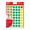 Apli Gomets redondos caras 12 láminas