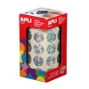 Apli Gomets redondos holográficos rollo