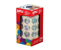 Apli Gomets redondos holográficos rollo