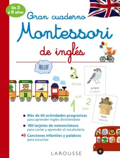 Gran cuaderno Montessori de inglés