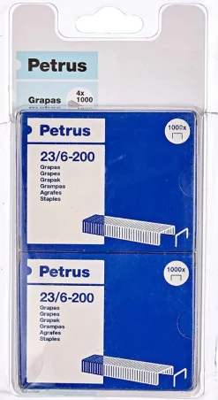 Esselte Grapas modelo 23/06 4 cajas Petrus