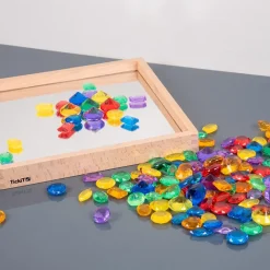 Tickit Joyas translúcidas de colores 144 piezas