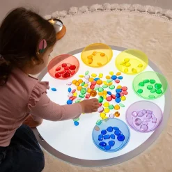 Tickit Joyas translúcidas de colores 144 piezas