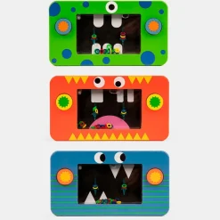 Kikkerland Juego de agua monstruo madera modelo surtido