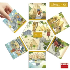 Akros Juego de asociación Descubre la historia de la humanidad