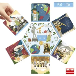 Akros Juego de asociación Descubre la historia de la humanidad