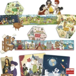 Akros Juego de asociación Descubre la historia de la humanidad