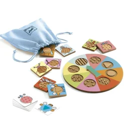 Djeco Juego de asociación Tactil Bzz
