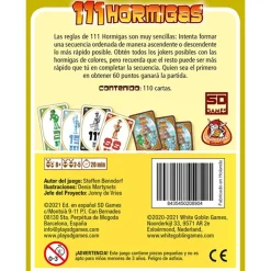 SD Games Juego de cartas 111 hormigas