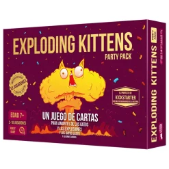 Asmodee Juego de cartas Exploding kittens party pack