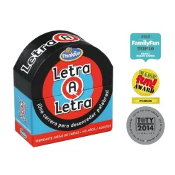 Think Fun Juego de cartas Letra a letra.
