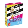 Ludilo Juego de cartas waterproof Taco, gato, cabra, queso, pizza