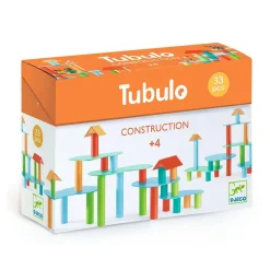 Djeco Juego de construcción Tubulo 33 piezas