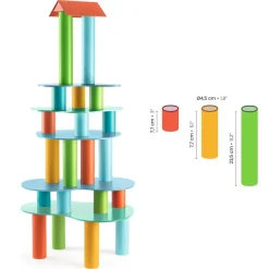 Djeco Juego de construcción Tubulo 33 piezas